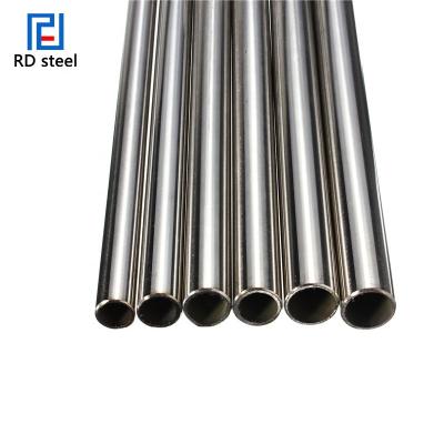 China Construction ASTM-A554 316 Buff Stainless Steel Round Tube 18GA 20' R/L Linear Pipe 7/8