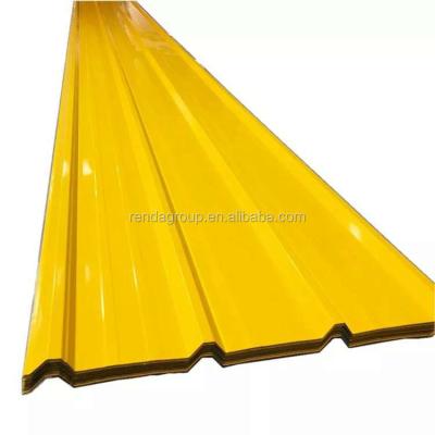 China Roofing 665mm Color Coated Iron Roofing Sheet / Prepainted Galvanized Corrugated Roofing Sheet for sale