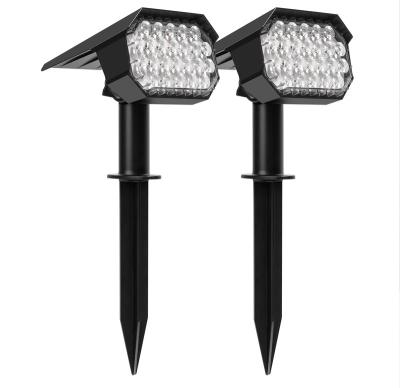 China Garden Spotlight Led Pathway Yard Landscape Lawn Spike Outdoor Garden Spotlight Solar IP65 Waterproof Solar Spot Light for sale