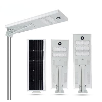 China ROUTE solar street light ip65 40w 50w 60w solar outdoor all in one integrated led solar street light for sale