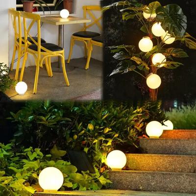 China Garden Pebbles Hanging Pendant Lights RGB Led Pebble Lights Solar Garden Pebble Lighting at Night for sale