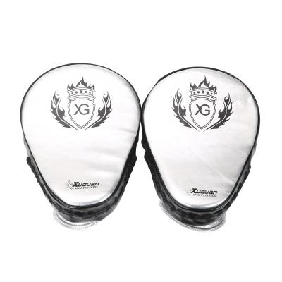 China Wholesale Good Performance Ring Side Hearth Damping Boxing Gloves Punching Kick Boxing Hearth Pads Pu Leather Goods Gain Punching Boxing Gloves for sale