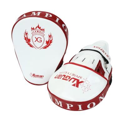 China Good Damping Performance Selling Ring Side Boxing Hearth Gloves Punching Kick Boxing Hearth Pads Pu Leather Goods Gain Boxing Punching Gloves for sale