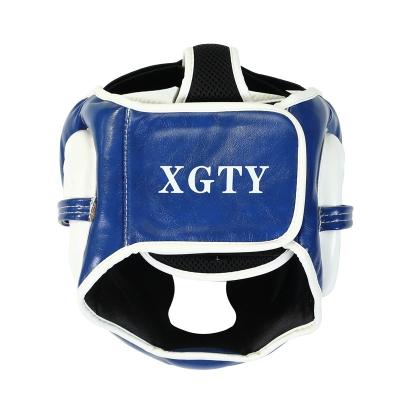 China Karate Kick Boxing Muttahida Majlis-e-Amal Training Taekwondo Helmet Head Guard Fighting Boxing Head Guard Suitable for Muay Tai Training Color Adjustable Size Custom Logo for sale