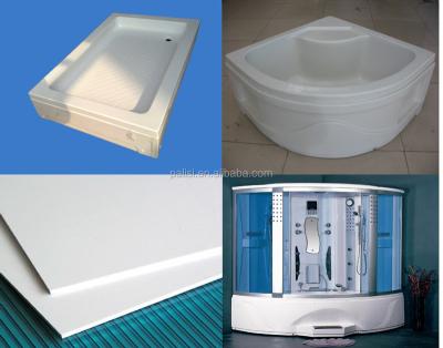 China ABS 2.5mm pmma abs acrylic sheet for bathtub for sale