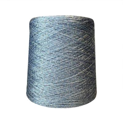 China Sustainable Fancy Yarn Crochet Netting Thread Sequin Fancy Multicolor Dirty White Nylon Yarn For Italy for sale