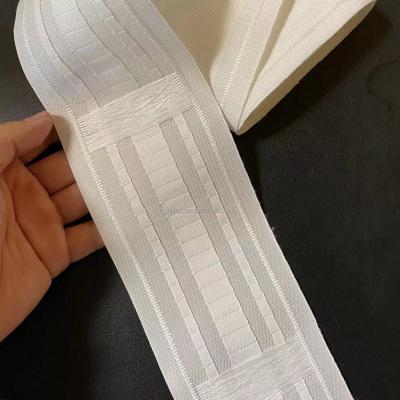 China Transitional New arrival custom shrink belt wave white curtain tapes and accessories polyester in China for sale