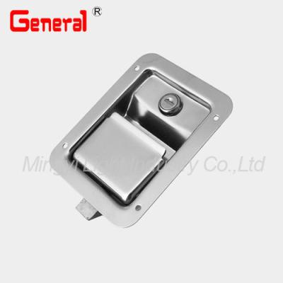 China SS304 Truck Tool Box Door Pallet Handle Slam Latch Key-Latch With Latch for sale