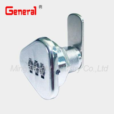 China Zinc alloy high security keyless combination cam lock, cabinet lock, cylinder lock for sale