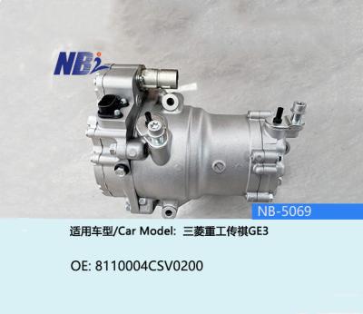 Cina ISO OEM Compressore AC per veicoli elettrici 8110004CSV0200 Compressore per aria condizionata Trumpchi GE3 in vendita