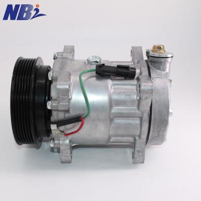 China SD7V16 60607289 606072890 60813335 71721748 Compressor de CA de carro para Alfa Romeo 3.0 V6 24V 1998-2007 à venda