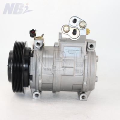 China 12V WXHY042 Diesel Fuel Air Compressor For Hyundai SantaFe 10PA17L & Kia R134A Direct Fit New Condition for sale