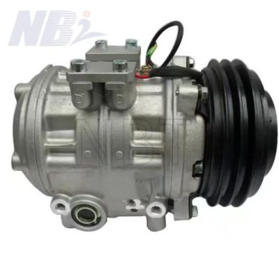 China 10P25B Auto Part 24V  Air Condition Compressor For Hino Rainbow Coaster Bus & Toyota Corolla Models 0472006290 0473003250 for sale