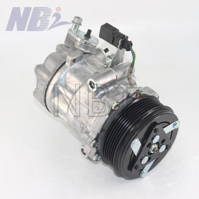 China Compressor AC SD6V12 para veículos VW Polo Derby Vento IND SKODA FABIA RAPID 14339N 6RF820803A/B/C/D 12V à venda