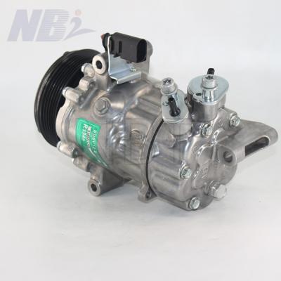 China Novo compressor de CA SD6V12 12V para Volkswagen Polo Derby SKODA FABIA RAPID-para modelos indianos Modelos 14339N 6RF820803A 6RF820803B à venda