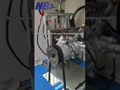 Car AC Compressor For performance test ,the reason why compressor is not cold