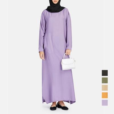 China 2023 Islamic Jubab Modest Khimar Hijab Abaya Traditional Muslim Clothing Solid Color Muslim Prayer Women Islamic Clothing for sale