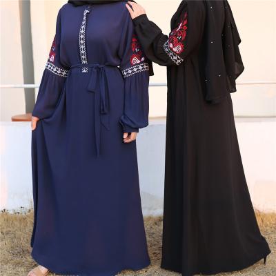 China Factory Chiffon Turkish Eid Solid Color Modest Khimar Hijab Abaya Skirt For Female Muslim Women's Dress for sale