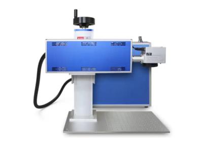 China Metalen CO2-vezellasermarkeringsmachine 30W 50W Desktoplasermarker Te koop