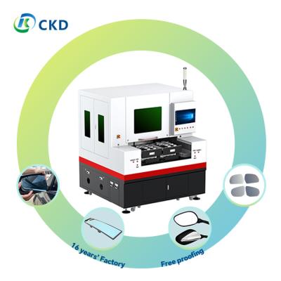 China High Precision Glass Mirror Cutting Machine with ±0.2mm Accuracy and 2000kg Capacity for sale