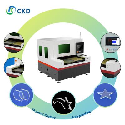 중국 맞춤형 유리 절단 솔루션을위한 사용자 정의 가능한 레이저 유리 절단 기계 0-500mm/s 판매용
