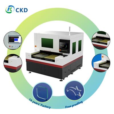 중국 산업용 레이저 유리 절단 기계 10.6μm 150W 250W/350W 선형 속도 최대 1000mm/s 판매용