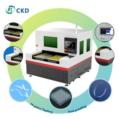 중국 CNC 제어 시스템과 레이저 유리 절단 기계 0.03mm 유리 절단을위한 완벽한 조합 판매용