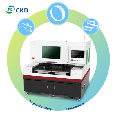 China Tempered Glass Laser Cutting Machine Price Ultra-clear Glass Single Cut ≤19mm for sale