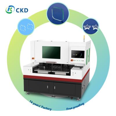 China Laserglasschneider für Buntglas mit XY-Linearmotoren und Gitterlinern zu verkaufen