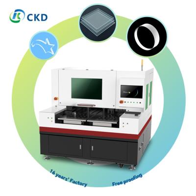 China Professionele laserglassnijmachine voor nauwkeurig en glad glassnijden Ultra helder glas enkel gesneden ≤ 19 mm Te koop