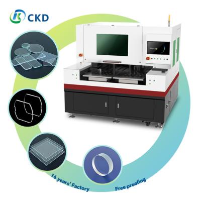 China Máquina de corte de espejos de vidrio personalizable para la industria de procesamiento de vidrio 2000kg Capacidad 220V/380V Tensión de corte Tipo 1800*1700*2035mm en venta