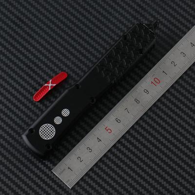 China Garden Jedi Comb Accessories Auto CNC Handle Straight Blade D2 Gear Knife Parts Survival Military Tactical OTF Pocket Defense for sale