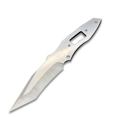 China Cutting Blade Knife Blank Accessories High Quality Camping Hunting Tool Parts 440C Outdoor Knife Blank Steel Handmade Material for sale