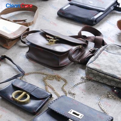 China Leather Second Hand Apparel PU International Used Branded Bags Set Bags Wholesale Used Handbags Leather Used Bags In Bales for sale