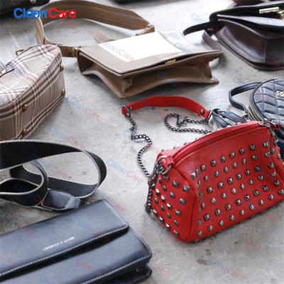 China International second-hand clothing manufacturer Wholesale Used Bags pack leather used branded bags original used leather women bag for sale