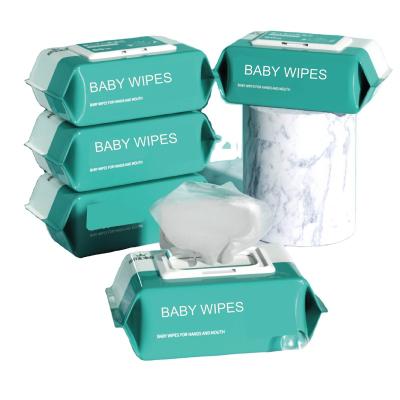 China Factory Based Baby Wipes Supplier Cheapest Promotional Alcohol Free Barrel Factory Based Deep Face Baby Portable Wipes for sale