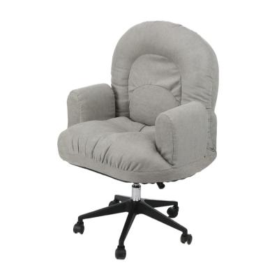 China (Size) Adjustable Unique Style Fuzzy Swivel Comfortable Reading Office Chair Living Room Chairs for sale