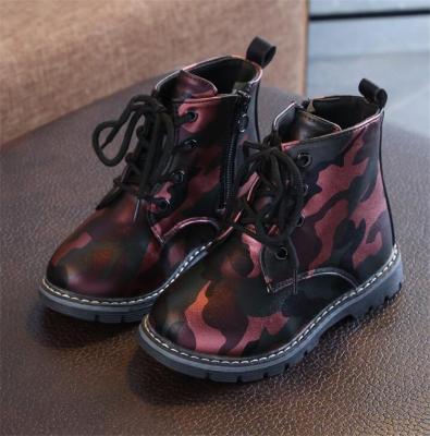 China Other Children's Camouflage Martin Boots Winter Baby Boys Girls Children Snow Boots Casual Shoes for sale