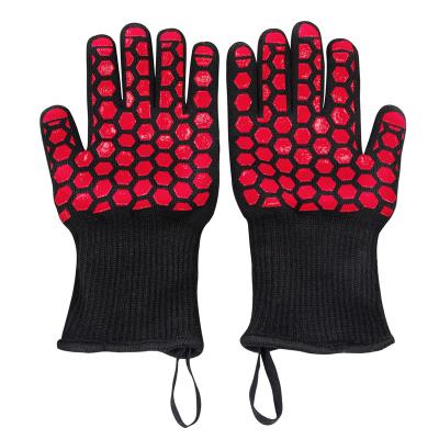 China OZERO Oven Mitts Men BBQ Heat Resistant Gloves 932 F Heat Resistant Gloves Grill Gloves for Kitchen Cooking Pot Holders for sale