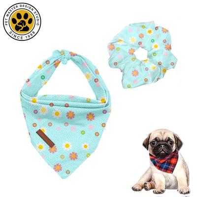 China Adjustable Dog Leash Collar Pet Bandana Scarves SinSky Adjustable Dog Collar Set Pet Supplies Accessories Customized Dog Collar for sale