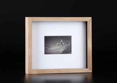 China ONE Opening Matted Wood Art Frames , decorative wall mounted photo frames for sale