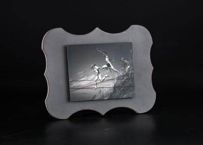 China Distressed Black Wall Hanging Photo Frames , modern picture frames wall display for sale