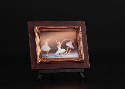 China MDF and Wood Tabletop Photo Frames In Antique Red Board And Antique Gold Frame for sale