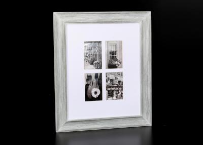 China Multi Openings 4”x6” MDF Wooden Collage Frames In Antique White Finishing for sale