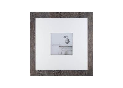 China Wooden Veneer Single Opening Wood Gallery Frames In Washed White Finishing for sale