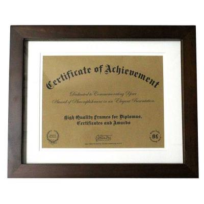 China Black And White 11”x8 1/2” Document Picture Frames , Certificate Photo Frame for sale