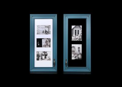 China Carbinet Collection Wood Art Frames , Wood Floater Frames with Antique Green Color for sale