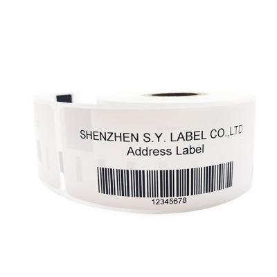 China Barcode Label Thermal Wholesale PVC Self Adhesive Packaging Label 89mm*36mm For Custom Sticker Printing for sale