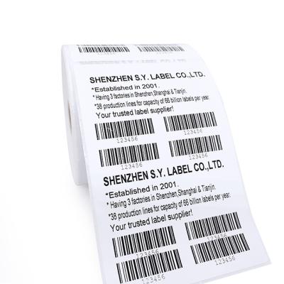 China Hot Selling Barcode Customized Labels Printing Adhesive Roll Label Stickers For Packaging Label for sale