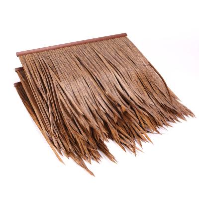 China Mexican Artificial Palmex Roofing Beach Umbrellas Making Ratta Tile Simulation Material Synthetic Thatch Te koop